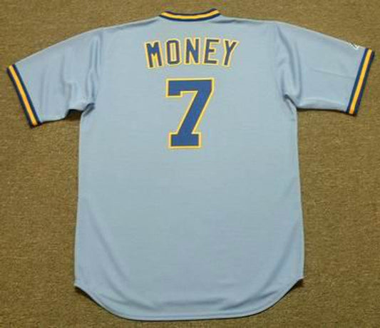 DM MB Milwaukee 1982 Away Throwback Baseball Stitched Jersey, Vintage Baseball Jersey, Retro Sewn Jersey