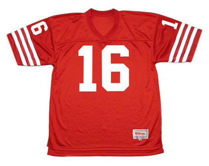 San Francisco 49ers Joe Montana NFL jersey front view