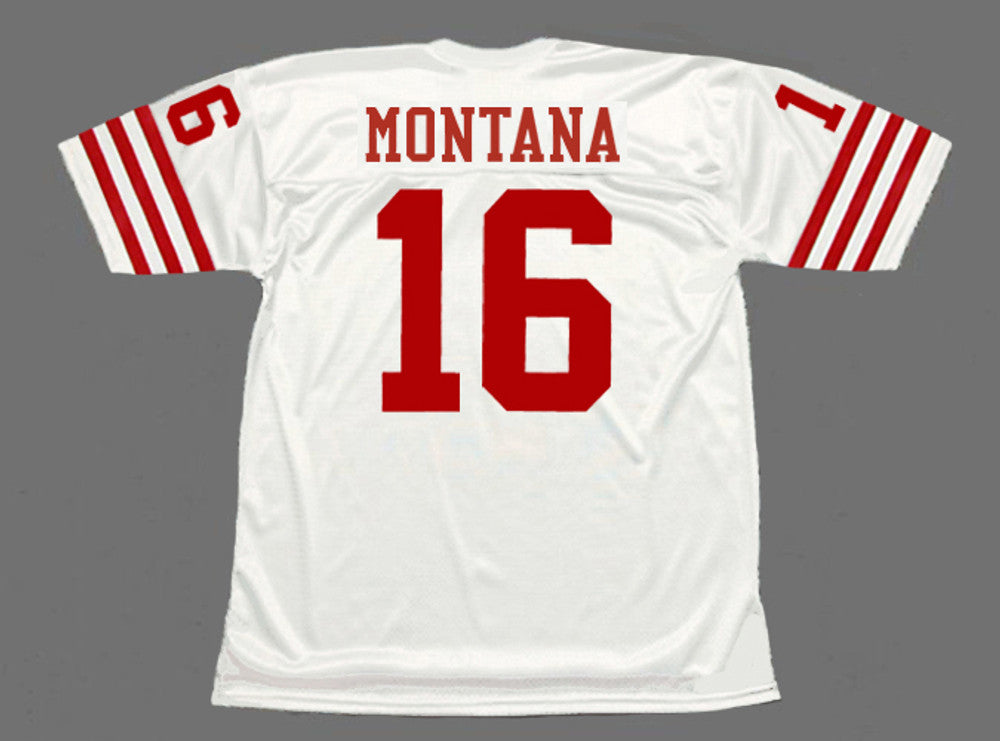 San Francisco 49ers Joe Montana NFL jersey front view