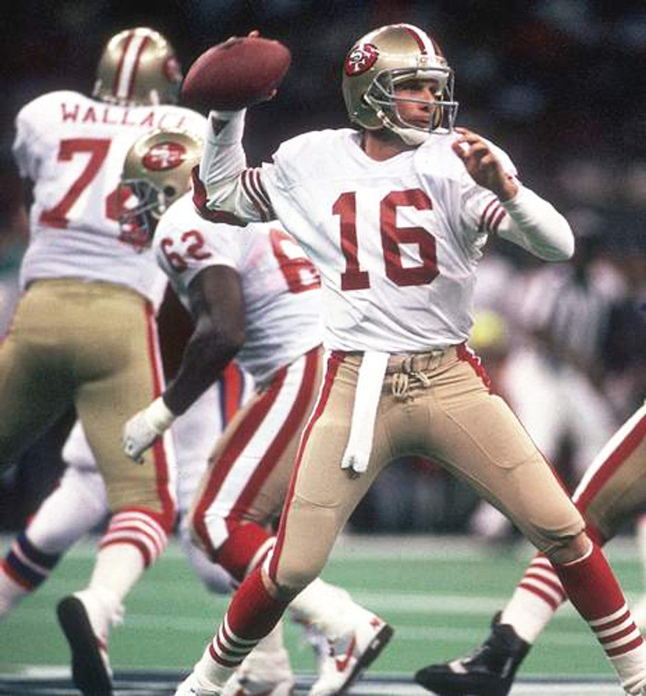 San Francisco 49ers Joe Montana NFL jersey front view