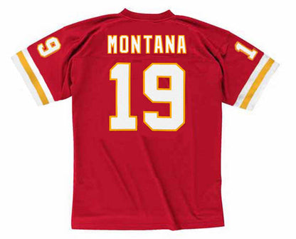 Kansas City Chiefs Joe Montana NFL jersey front view