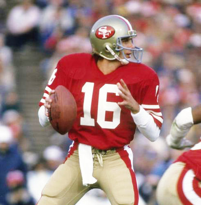 San Francisco 49ers Joe Montana NFL jersey front view