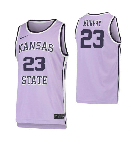 Montavious Murphy Kansas State Wildcats Purple College Basketball Jersey | Stitched Jersey RTJS 8325
