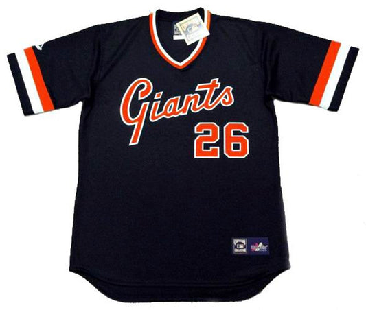 San Francisco Giants John Montefusco Cooperstown MLB jersey front view