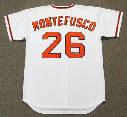 San Francisco Giants John Montefusco Cooperstown MLB jersey front view