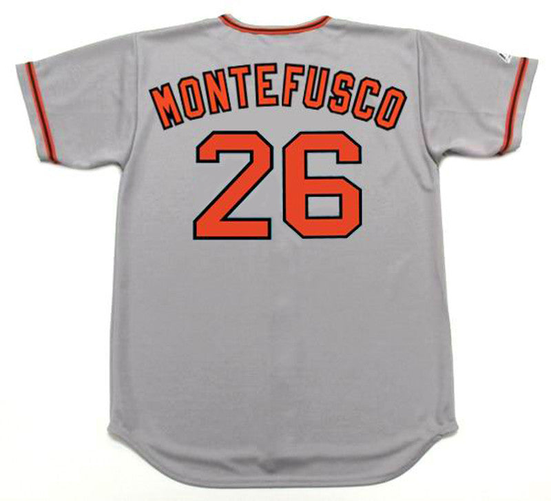 San Francisco Giants John Montefusco Cooperstown MLB jersey front view