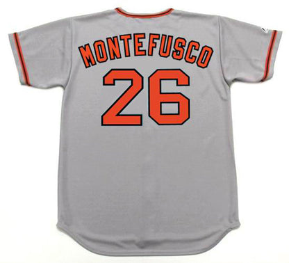 San Francisco Giants John Montefusco Cooperstown MLB jersey front view