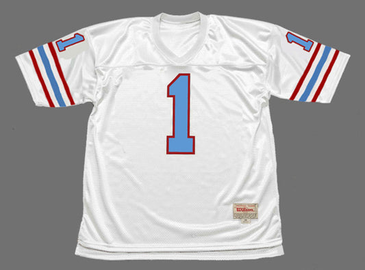 Houston Oilers Warren Moon NFL jersey front view