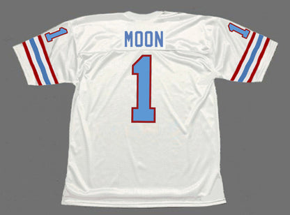 Houston Oilers Warren Moon NFL jersey front view