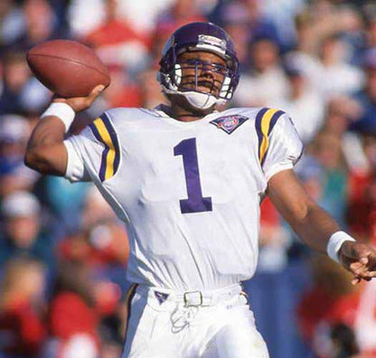 Minnesota Vikings Warren Moon NFL jersey front view
