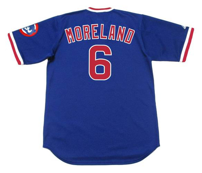 Chicago Cubs Keith Moreland Cooperstown MLB jersey front view