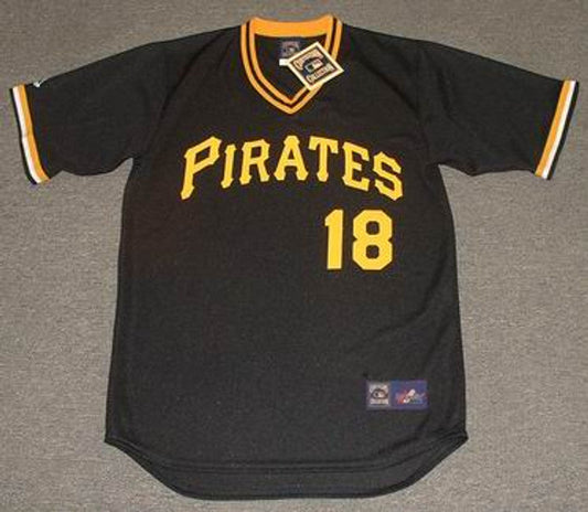 Pittsburgh Pirates Omar Moreno Cooperstown MLB jersey front view