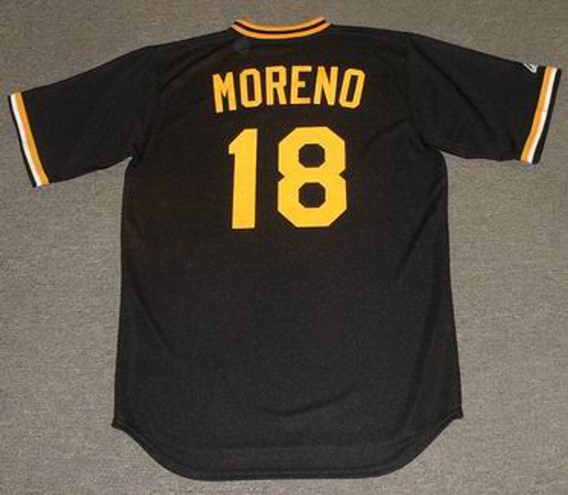 Pittsburgh Pirates Omar Moreno Cooperstown MLB jersey front view