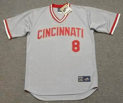 Cincinnati Reds Joe Morgan Cooperstown MLB jersey front view