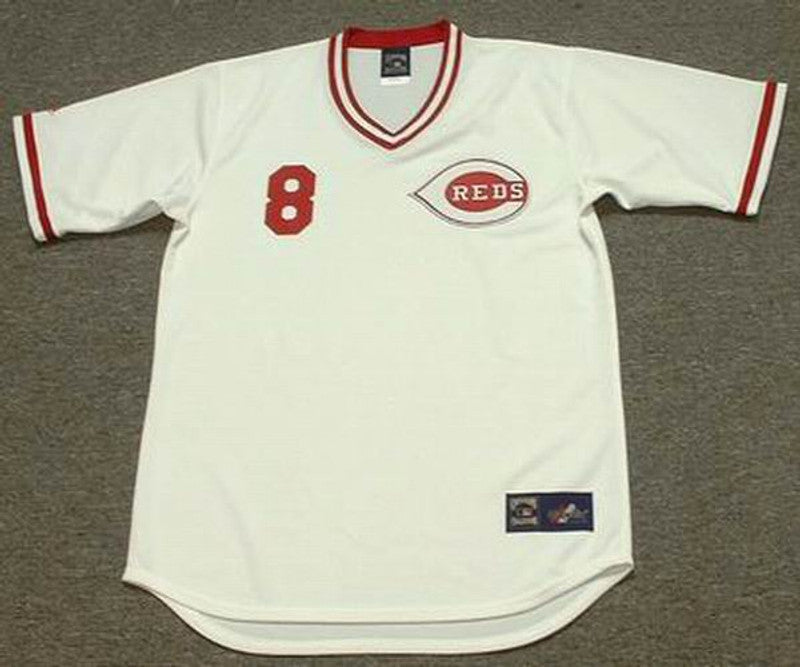 Cincinnati Reds Joe Morgan Cooperstown MLB jersey front view