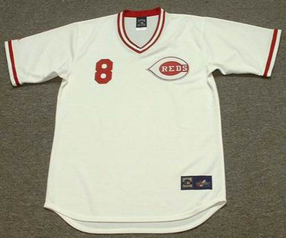 Cincinnati Reds Joe Morgan Cooperstown MLB jersey front view