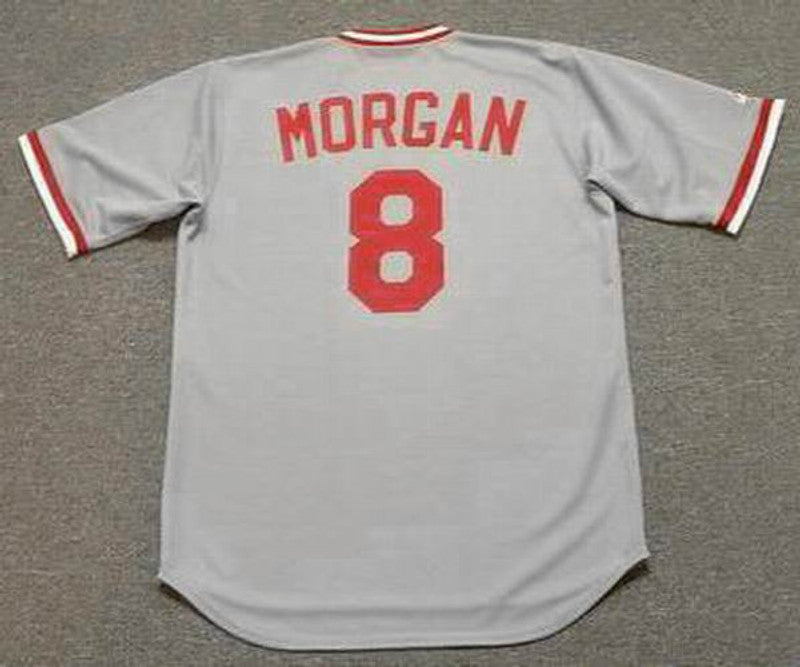 Cincinnati Reds Joe Morgan Cooperstown MLB jersey front view