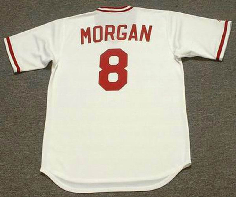 Cincinnati Reds Joe Morgan Cooperstown MLB jersey front view