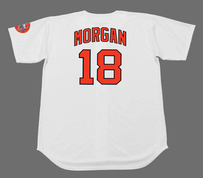 Houston Astros Joe Morgan Cooperstown MLB jersey front view