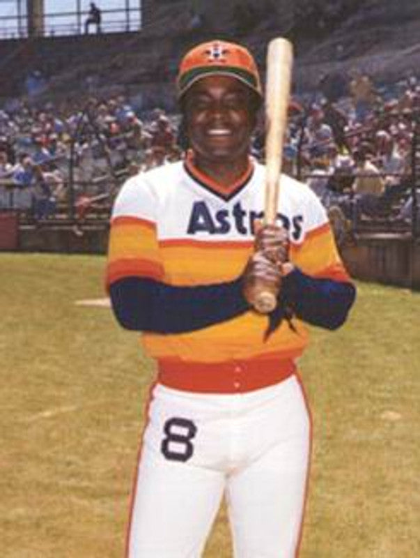 Houston Astros Joe Morgan Cooperstown MLB jersey front view