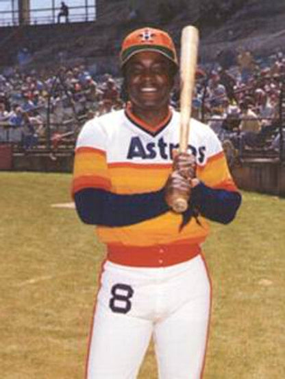 Houston Astros Joe Morgan Cooperstown MLB jersey front view