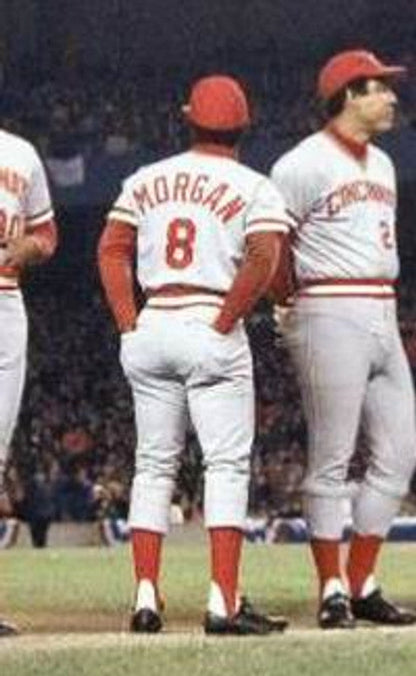 Cincinnati Reds Joe Morgan Cooperstown MLB jersey front view