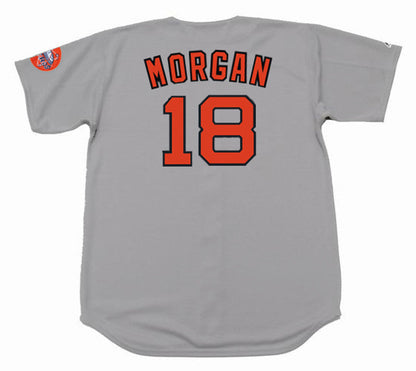 Houston Astros Joe Morgan Cooperstown MLB jersey front view
