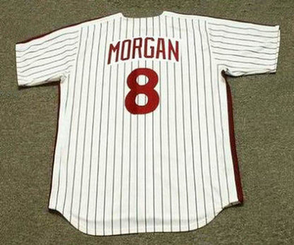 Philadelphia Phillies Joe Morgan Cooperstown MLB jersey front view