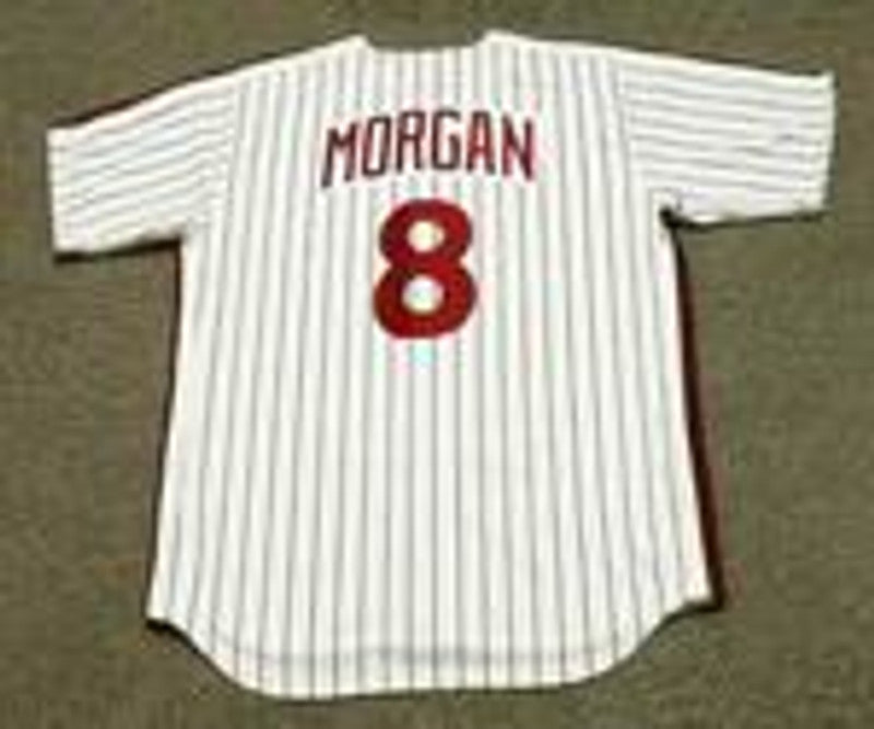 Philadelphia Phillies Joe Morgan Cooperstown MLB jersey front view