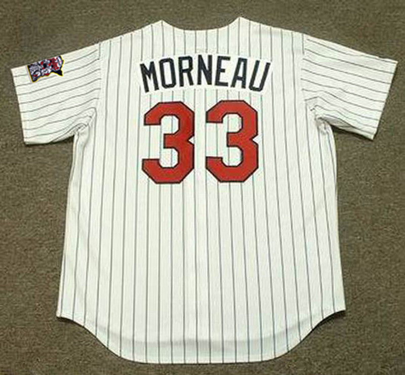 Minnesota Twins Justin Morneau MLB jersey front view