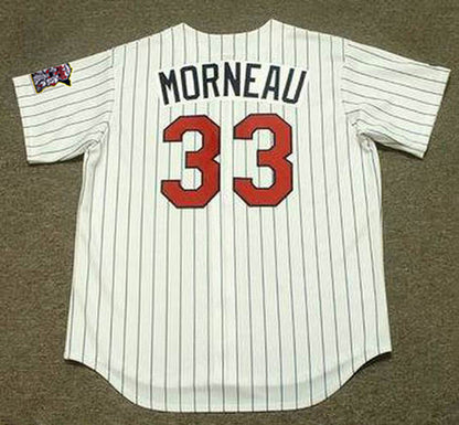 Minnesota Twins Justin Morneau MLB jersey front view