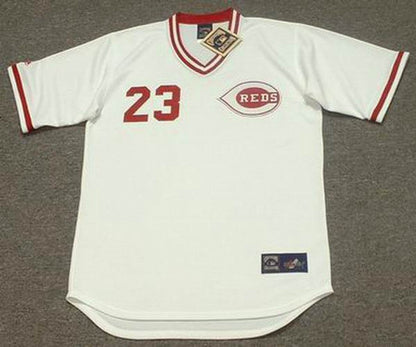 Cincinnati Reds Hal Morris Cooperstown MLB jersey front view