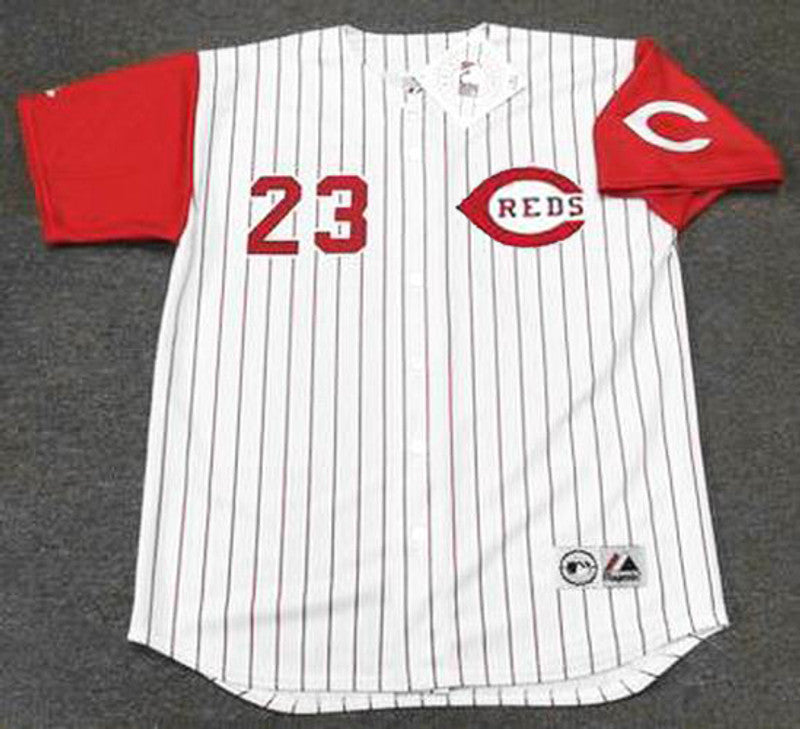 Cincinnati Reds Hal Morris MLB jersey front view