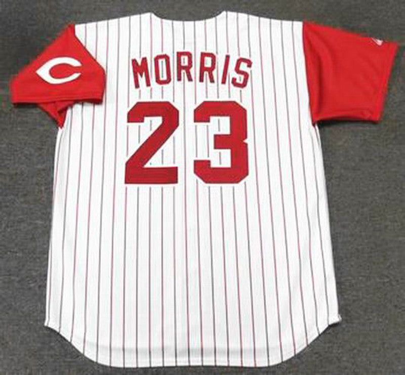 Cincinnati Reds Hal Morris MLB jersey front view