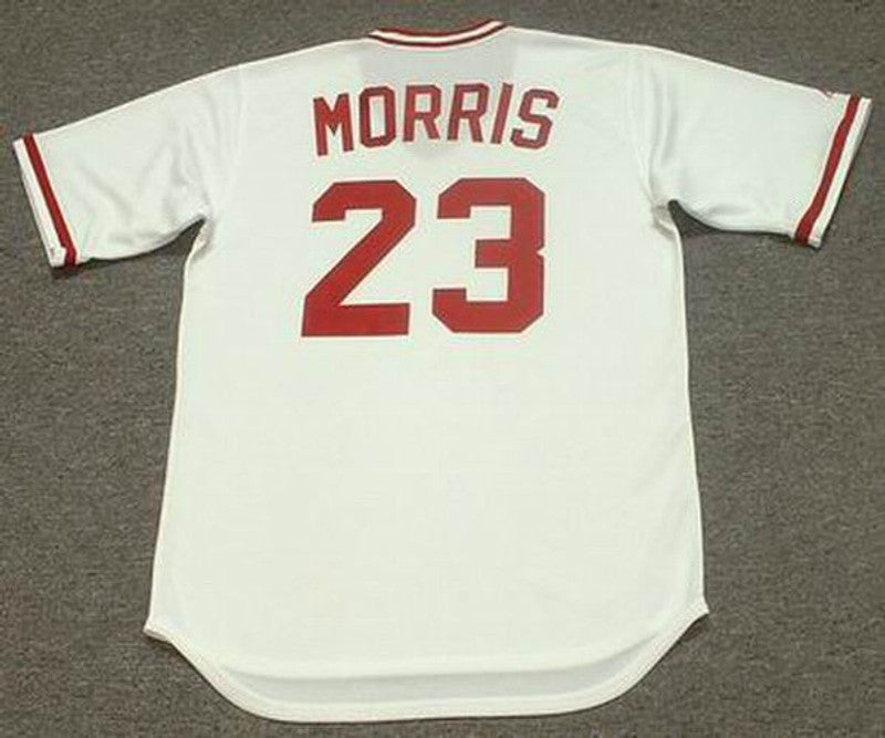 Cincinnati Reds Hal Morris Cooperstown MLB jersey front view