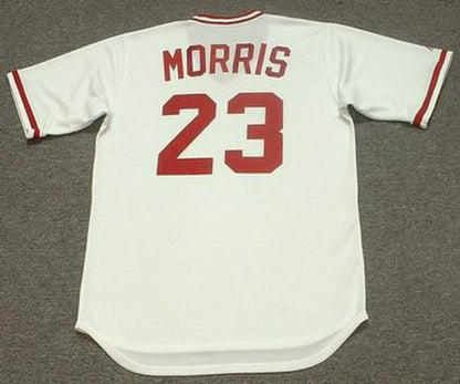 Cincinnati Reds Hal Morris Cooperstown MLB jersey front view