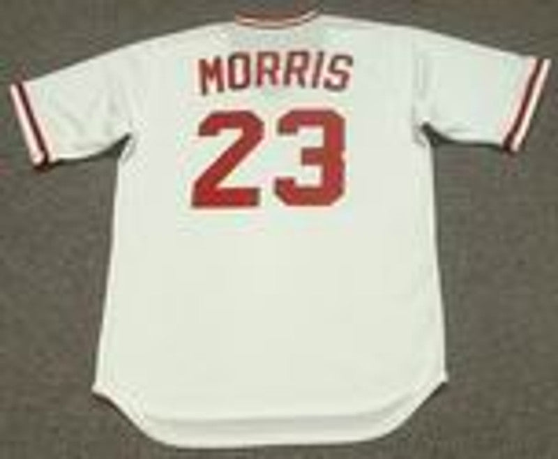 Cincinnati Reds Hal Morris Cooperstown MLB jersey front view