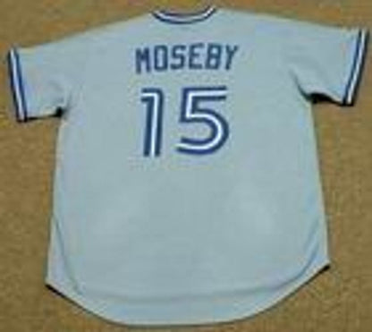Toronto Blue Jays Lloyd Moseby Cooperstown MLB jersey front view