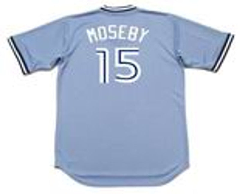 Toronto Blue Jays Lloyd Moseby Cooperstown MLB jersey front view