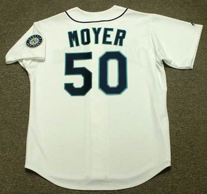 Seattle Mariners Jamie Moyer MLB jersey front view