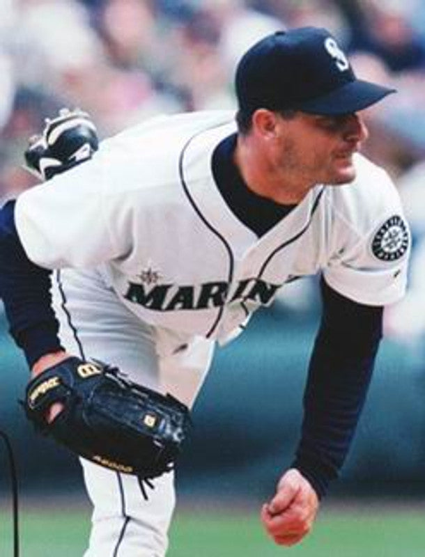 Seattle Mariners Jamie Moyer MLB jersey front view