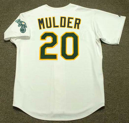 Oakland Athletics Mark Mulder MLB jersey front view
