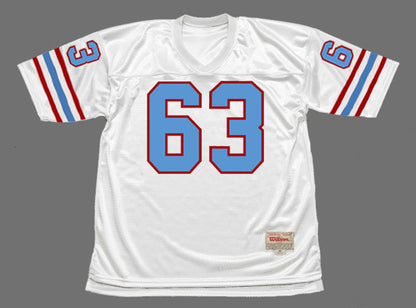 Houston Oilers Mike Munchak NFL jersey front view