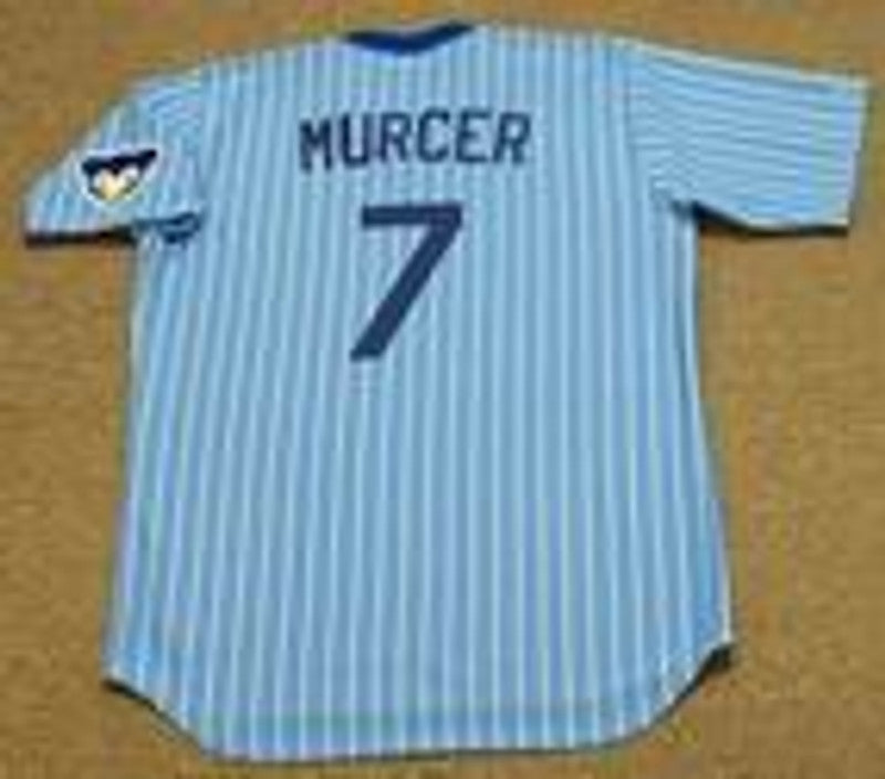 Chicago Cubs Bobby Murcer Cooperstown MLB jersey front view