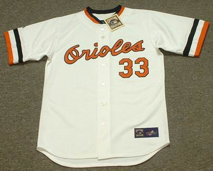 Baltimore Orioles Eddie Murray Cooperstown MLB jersey front view