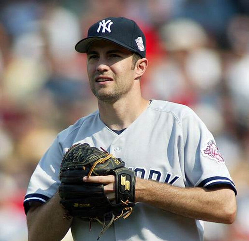 New York Yankees Mike Mussina MLB jersey front view