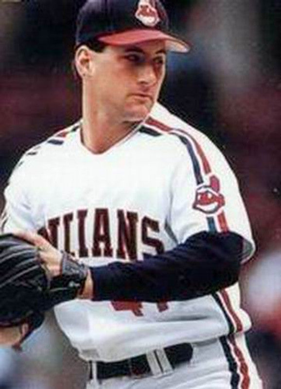 Cleveland Indians Charles Nagy MLB jersey front view