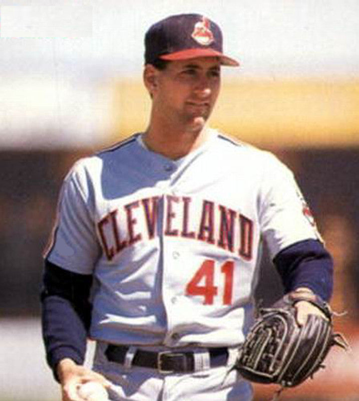 Cleveland Indians Charles Nagy MLB jersey front view