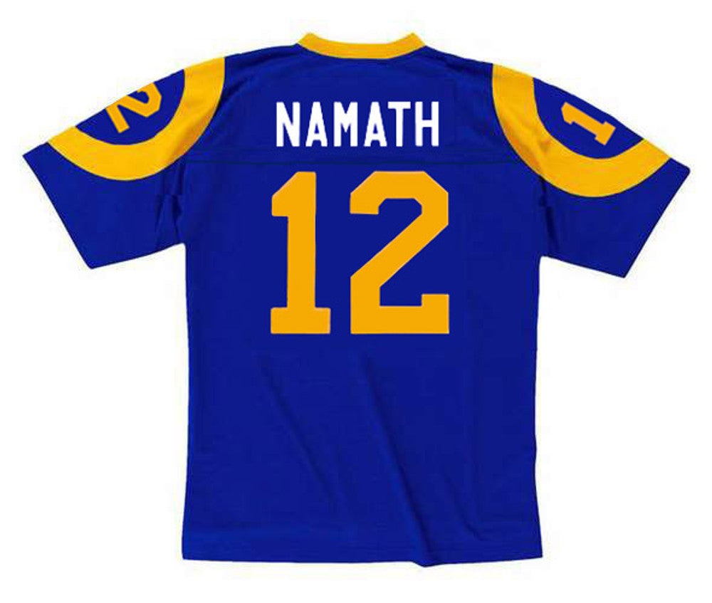 Los Angeles Rams Joe Namath NFL jersey front view