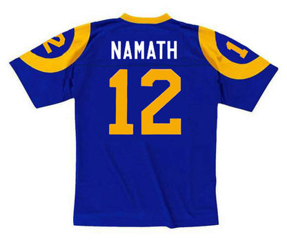 Los Angeles Rams Joe Namath NFL jersey front view